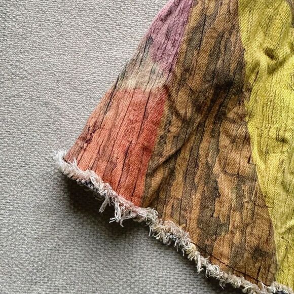 Making the Cut Carnival Painting Cap Sleeves A Line Dress Size XS - Picture 6 of 8